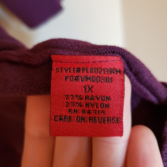 Red Women Button-Up Sweater - Picture 4 of 5